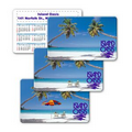 Calendar Card Wallet Size / Lenticular Beach Flip Effect (Imprinted)